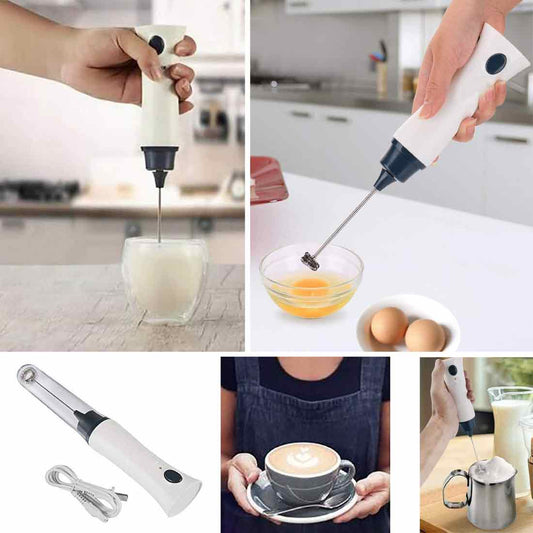 Electric Rechargeable Coffee Beater / Milk Frother / Coffee Mixer